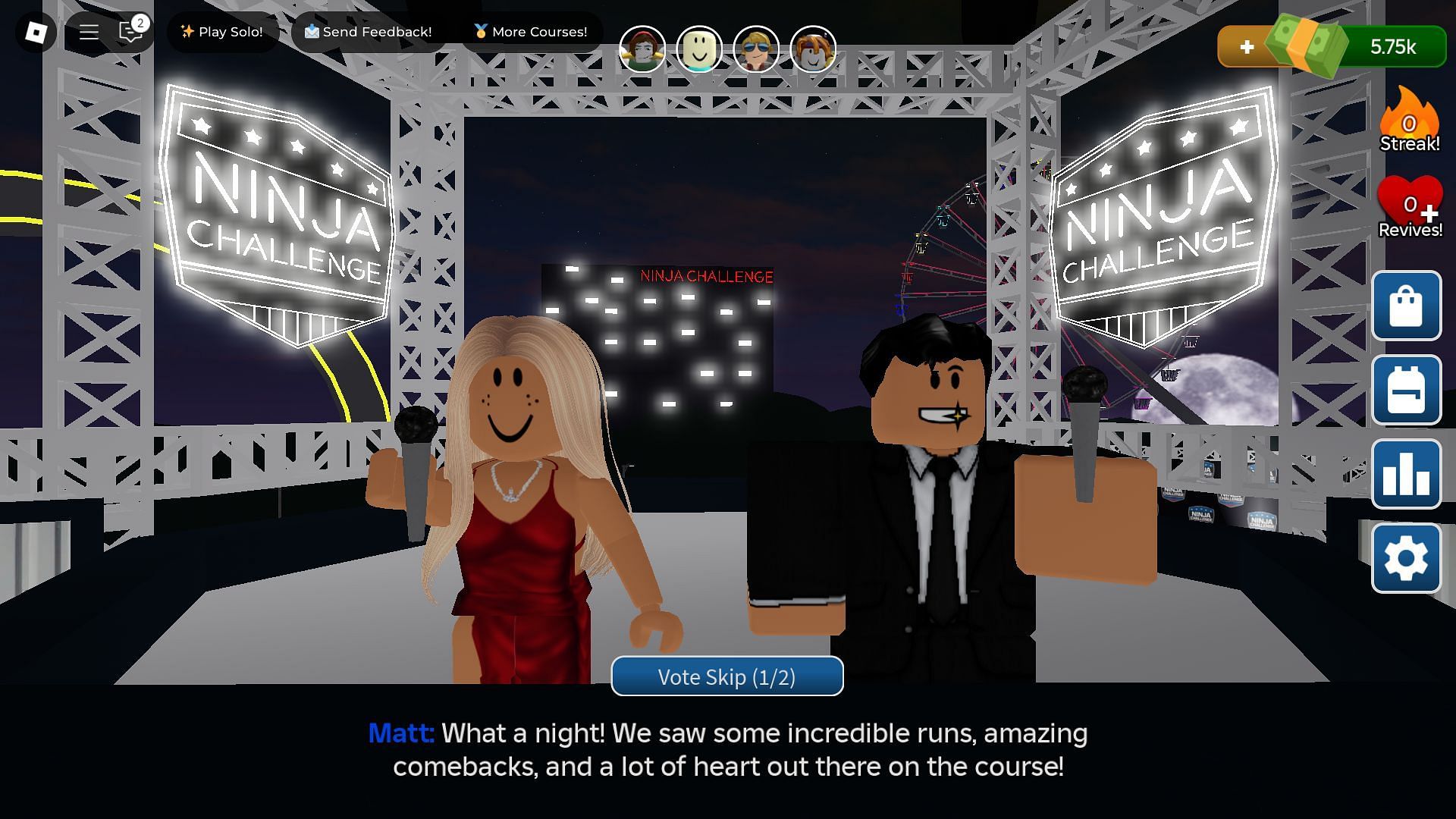 Initiating a stage (Image via Roblox)