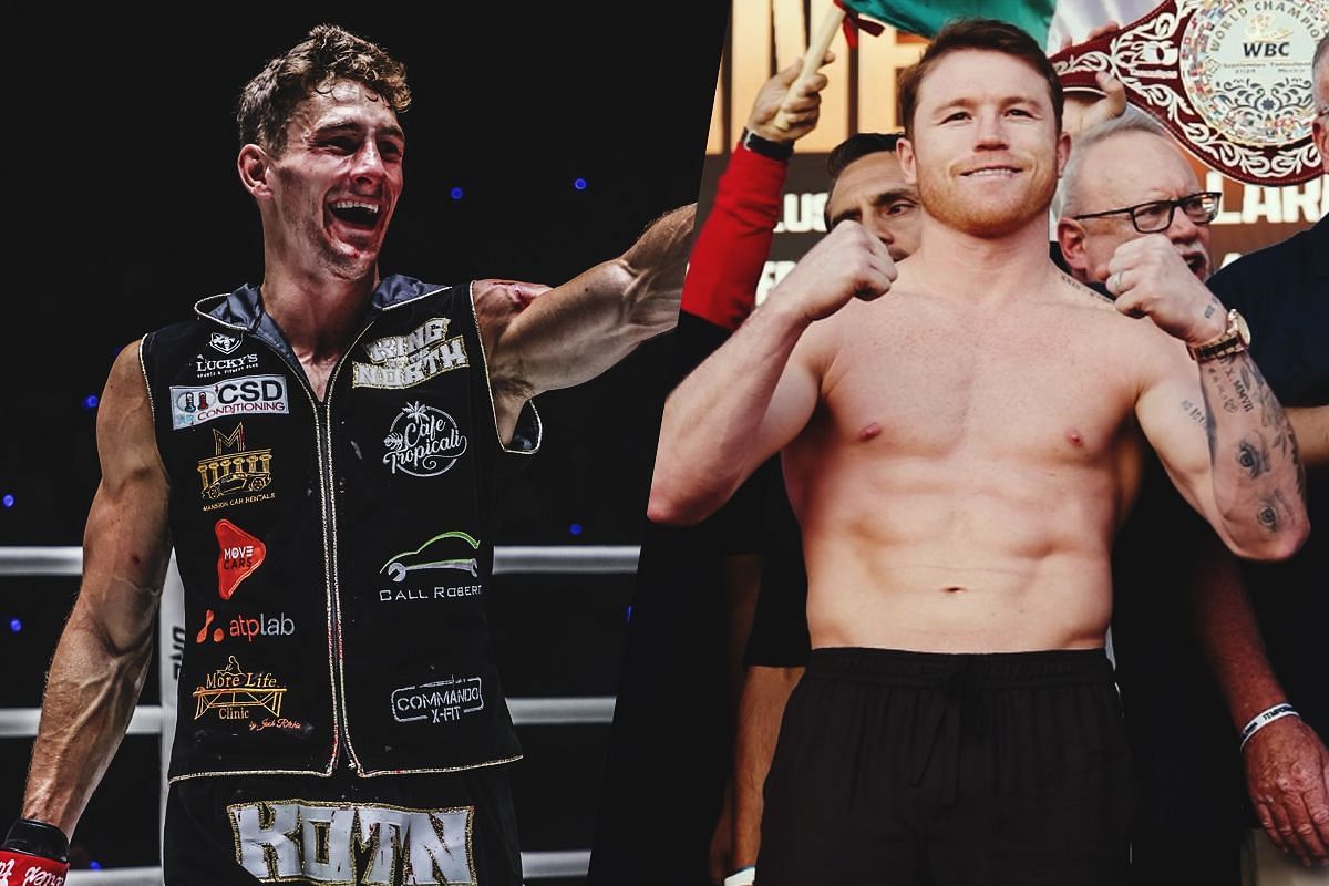 Nico Carrillo and Canelo Alvarez - Photo by ONE Championship