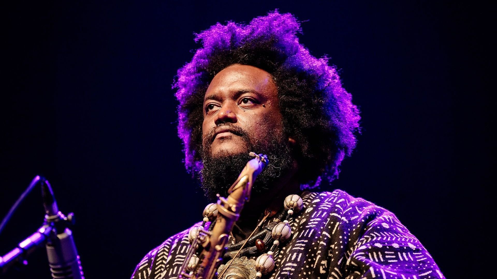 Kamasi Washington of Dinner Party performs live on stage during the C6 Fest at Parque Ibirapuera on May 19, 2024, in Sao Paulo, Brazil. (Photo by Mauricio Santana/Getty Images)