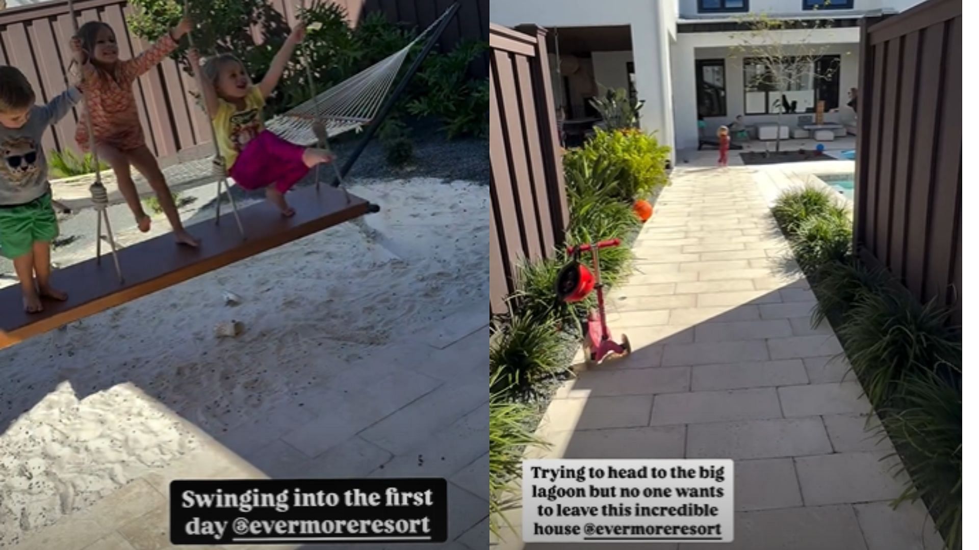 Kelly Stafford&#039;s photos from her Florida vacation. (Photos via IG Story)