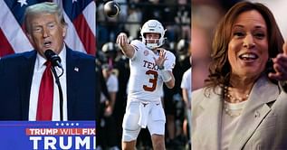 Texas QB Quinn Ewers drops 1-word message to celebrate Donald Trump's triumph over Kamala Harris