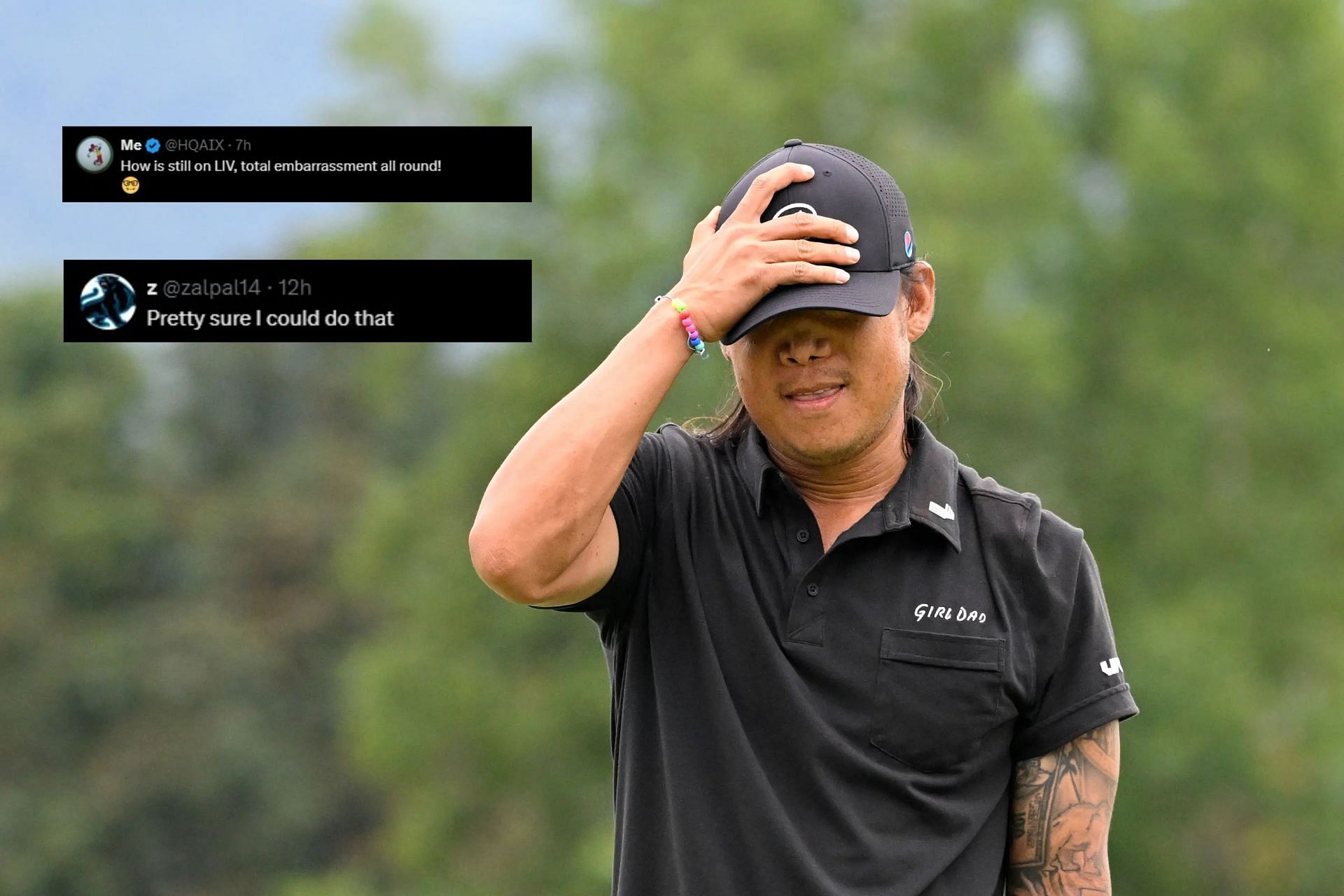 Anthony Kim (Image via Imagn, @zalpal14, @HQAIX).