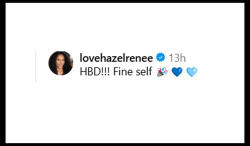 Hazel Renne's comment on Mychal Johnson's Birthday Post