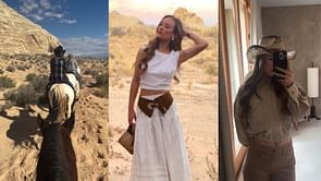 Connor McDavid's wife Lauren Kyle uploads "mini vlog" of her Amangiri luxury resort adventures