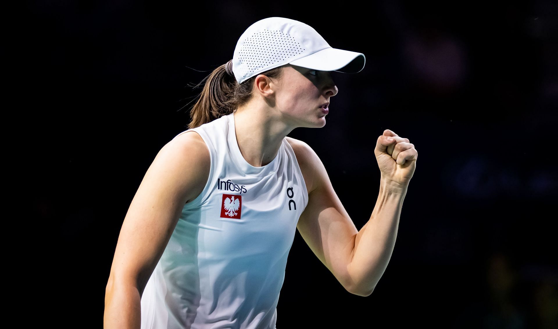 Iga Swiatek at the Billie Jean King Cup Finals (Source: Getty)