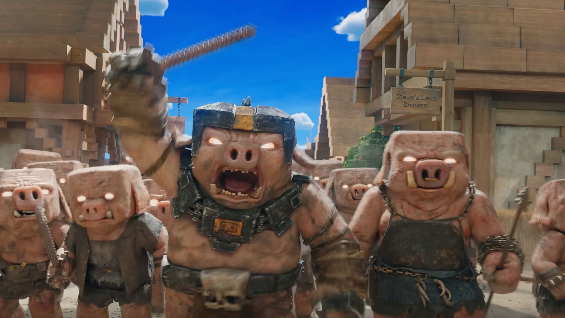 Piglins from the movie (Image via Warner Bros)