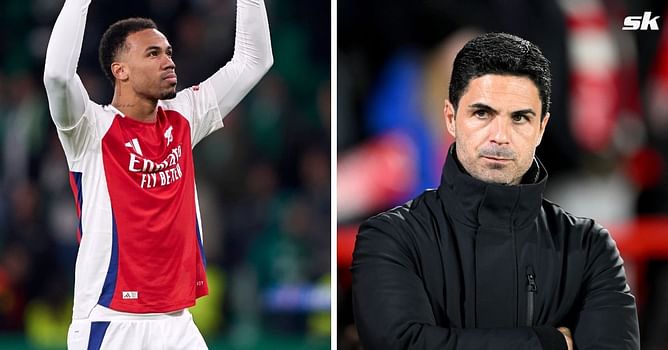 Arsenal boss Mikel Arteta responds after being asked if Gabriel Magalhaes will be fit to play against West Ham United