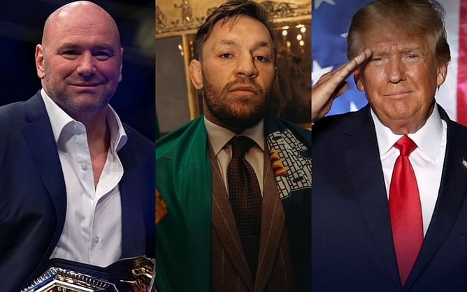 Dana White compares Conor McGregor and Donald Trump: "The two biggest that actually shake the arena"