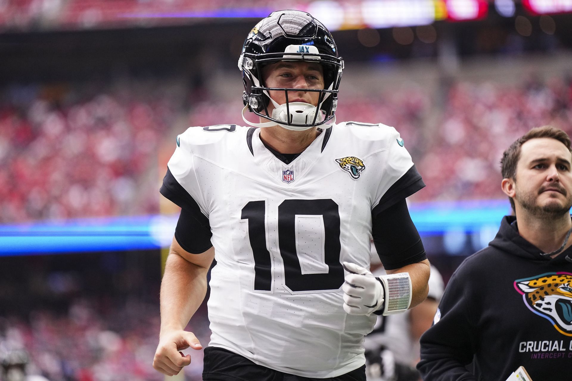 Mac Jones during Jacksonville Jaguars v Houston Texans - Source: Getty