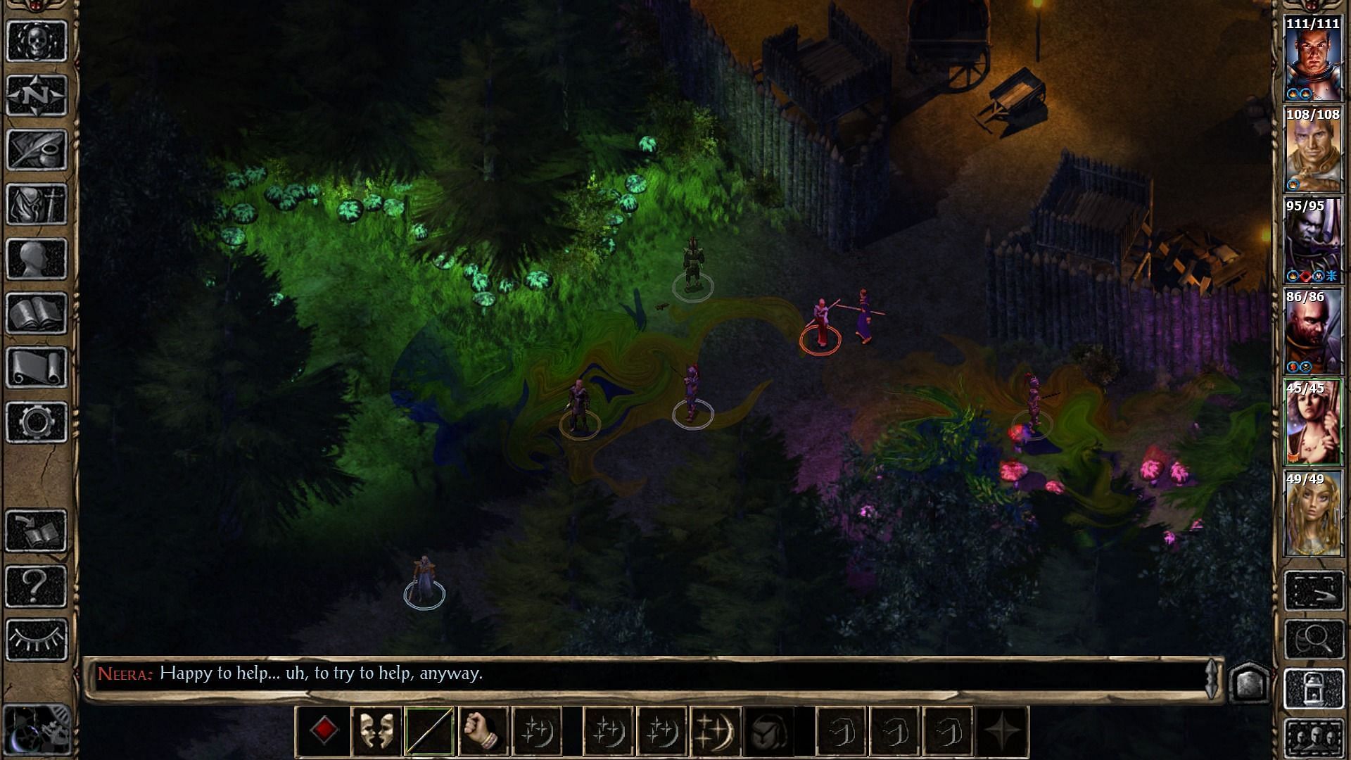 Baldur’s Gate II has an approximated game size of approximately 1.9 GB (Image via Beamdog)