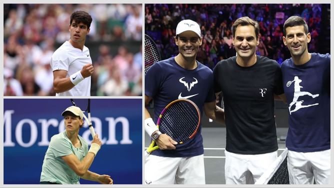 "Let's not compare Carlos Alcaraz and Jannik Sinner to Roger Federer, Rafael Nadal & Novak Djokovic yet" - Swiss' ex-coach