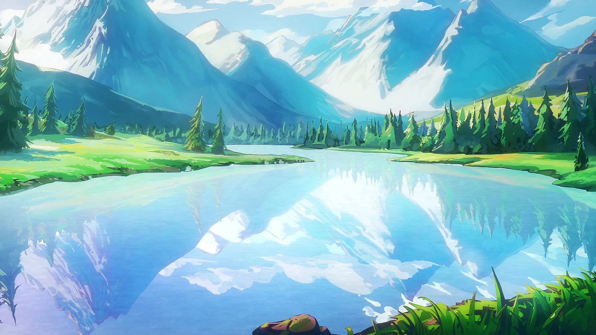 A snapshot of the Elbaph Island (Image via Toei Animation)