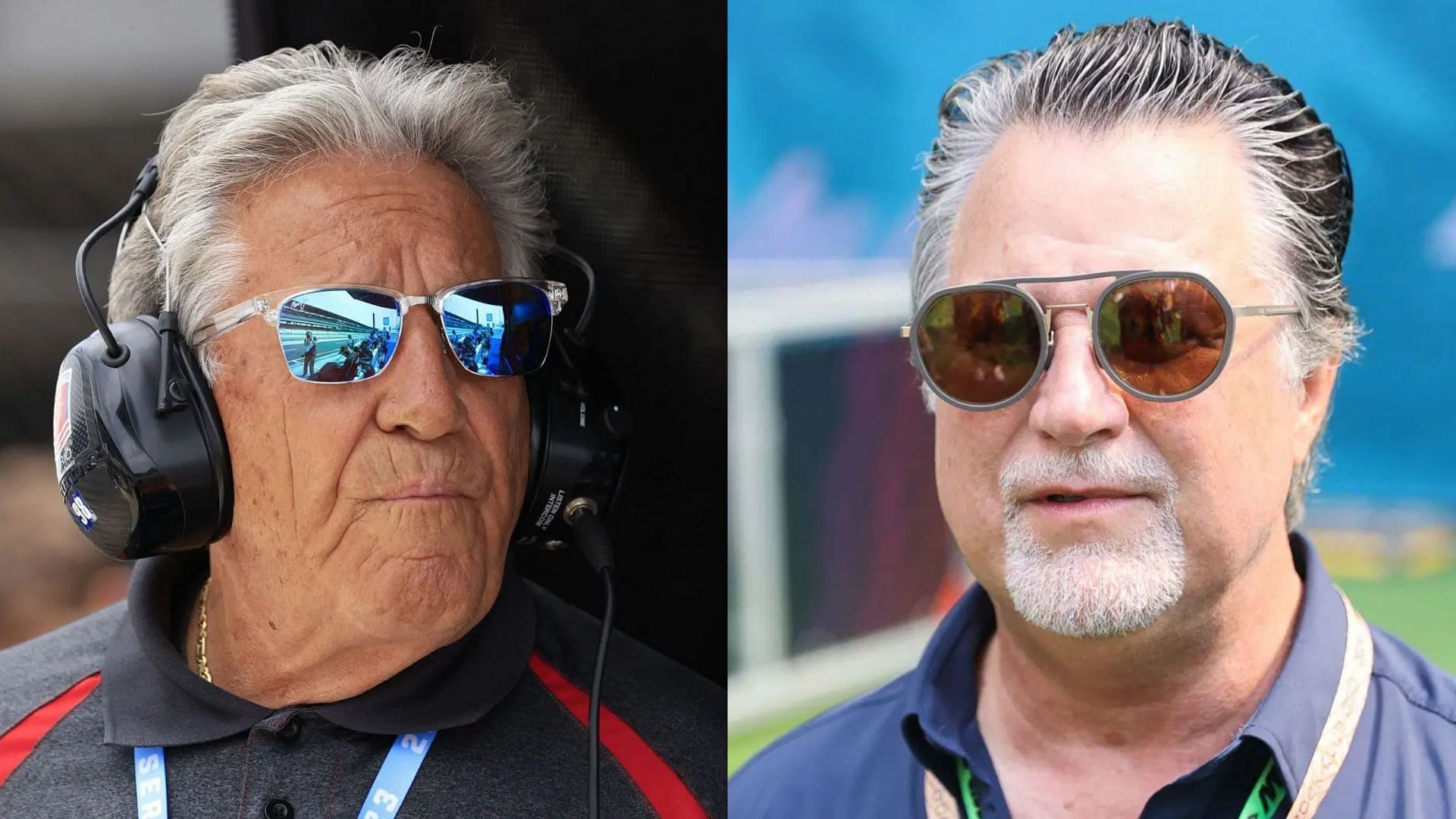 L: Mario Andretti, R: Michael Andretti (Image Credits: Getty)