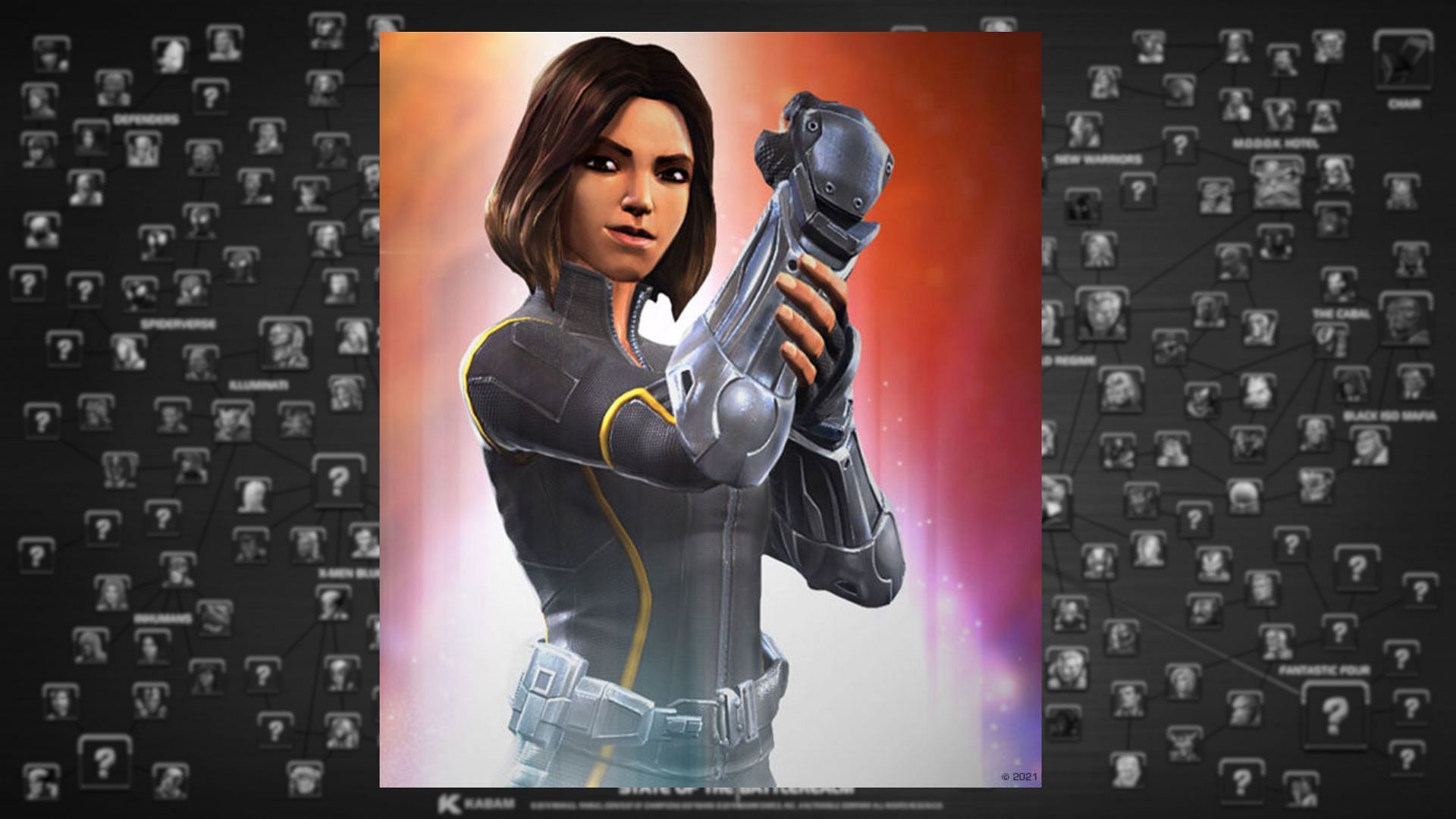 Quake is considered one of the most original Skill champions in Marvel Contest of Champions because of her Aftershock ability that allows controlling the attacks of enemies (Image via Kabam Games, Inc.)