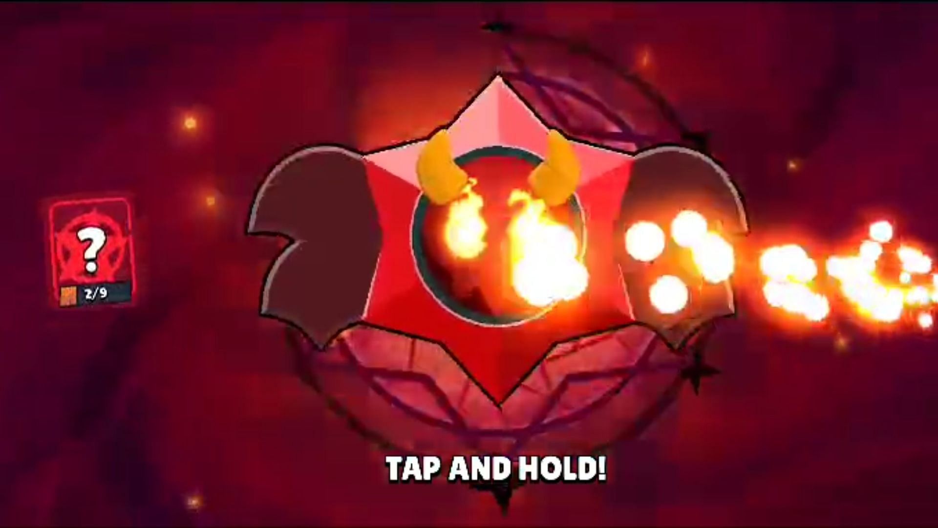 Tap and hold to unlock the rewards from these Angelic and Demonic Drops in Brawl Stars (Image via Supercell)