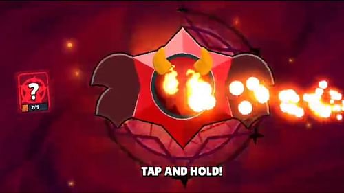 Tap and hold to unlock the rewards from these Angelic and Demonic Drops in Brawl Stars (Image via Supercell)