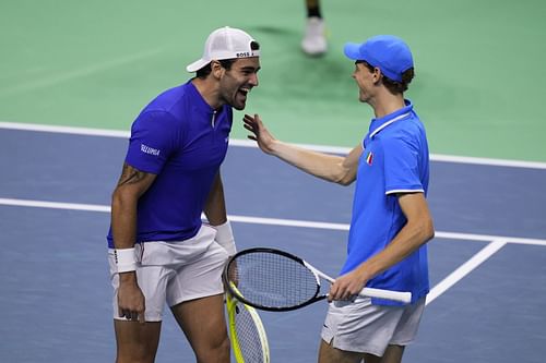 Jannik Sinner and Matteo Berrettini (Getty)