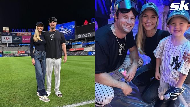 In Photos: Gerrit Cole & wife Amy serve couple goals in long coat and chic brown dress for friend’s birthday soiree