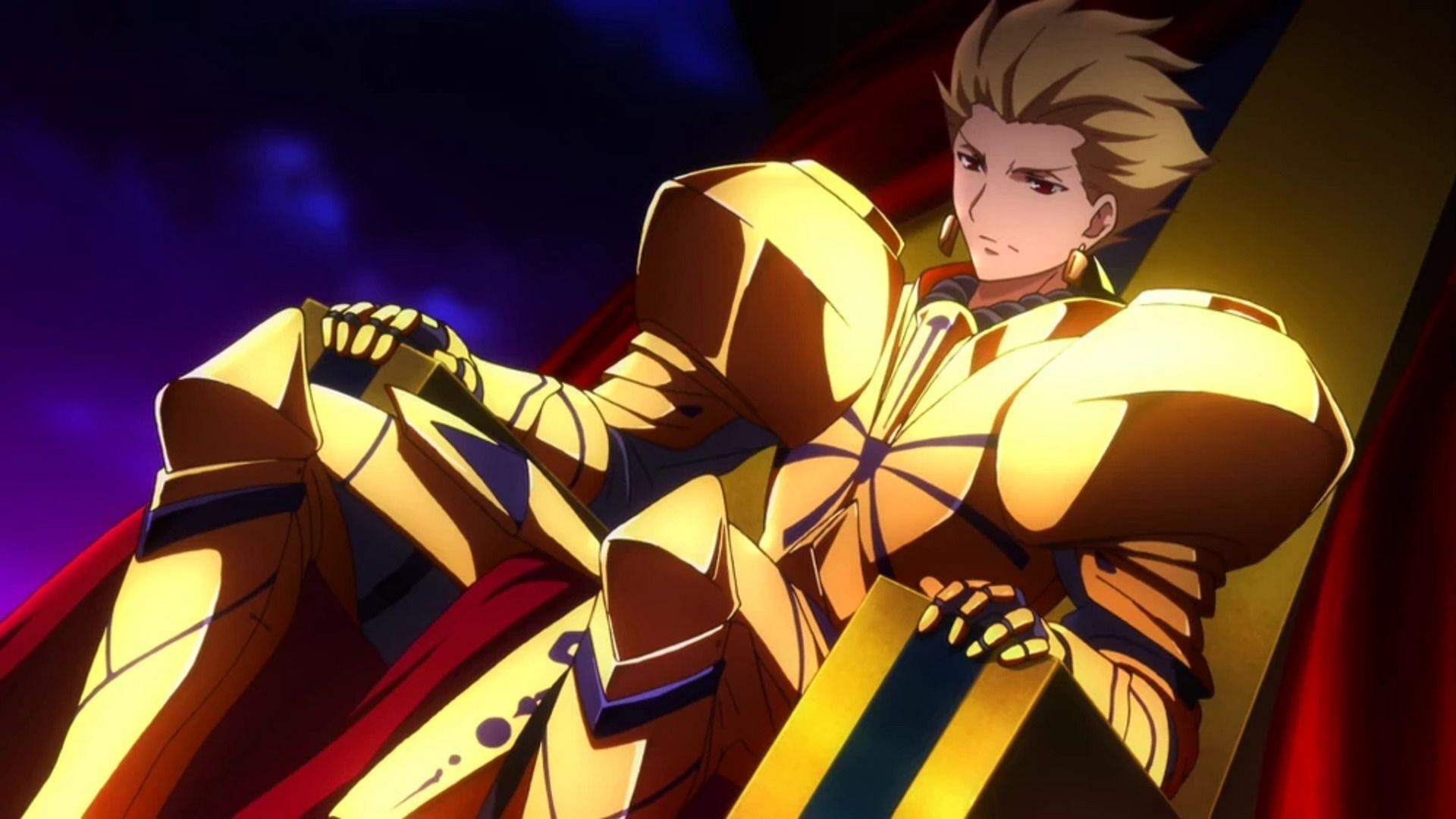 Gilgamesh as seen in the anime (Image via Studio DEEN)