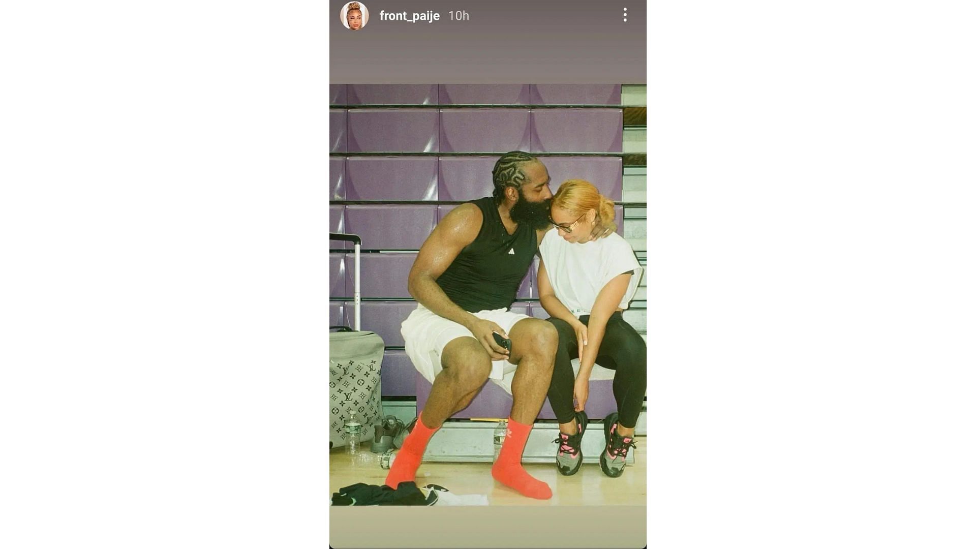 James Harden and Paije Speights