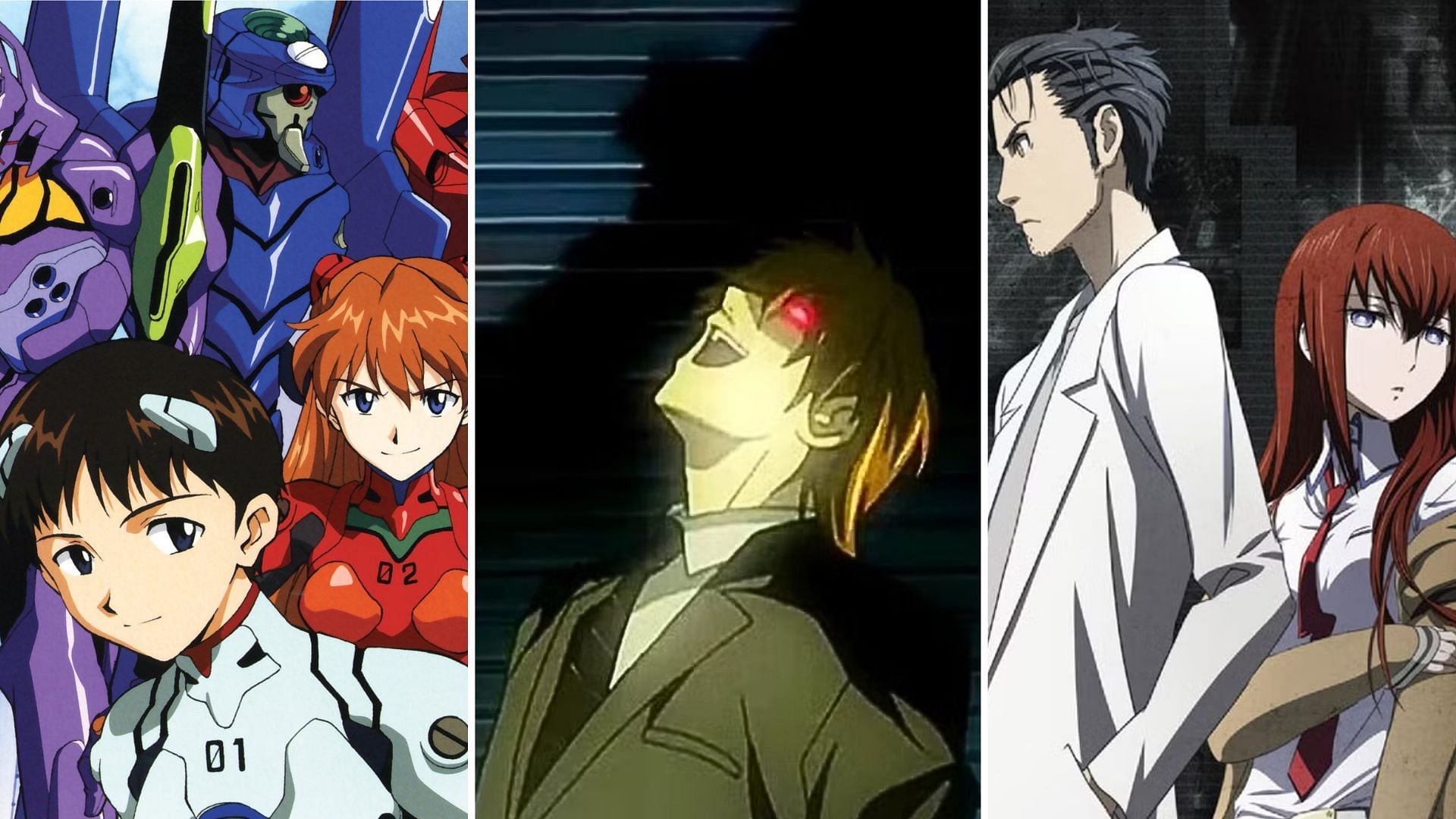 Neon Genesis Evangelion, Death Note, Steins;Gate