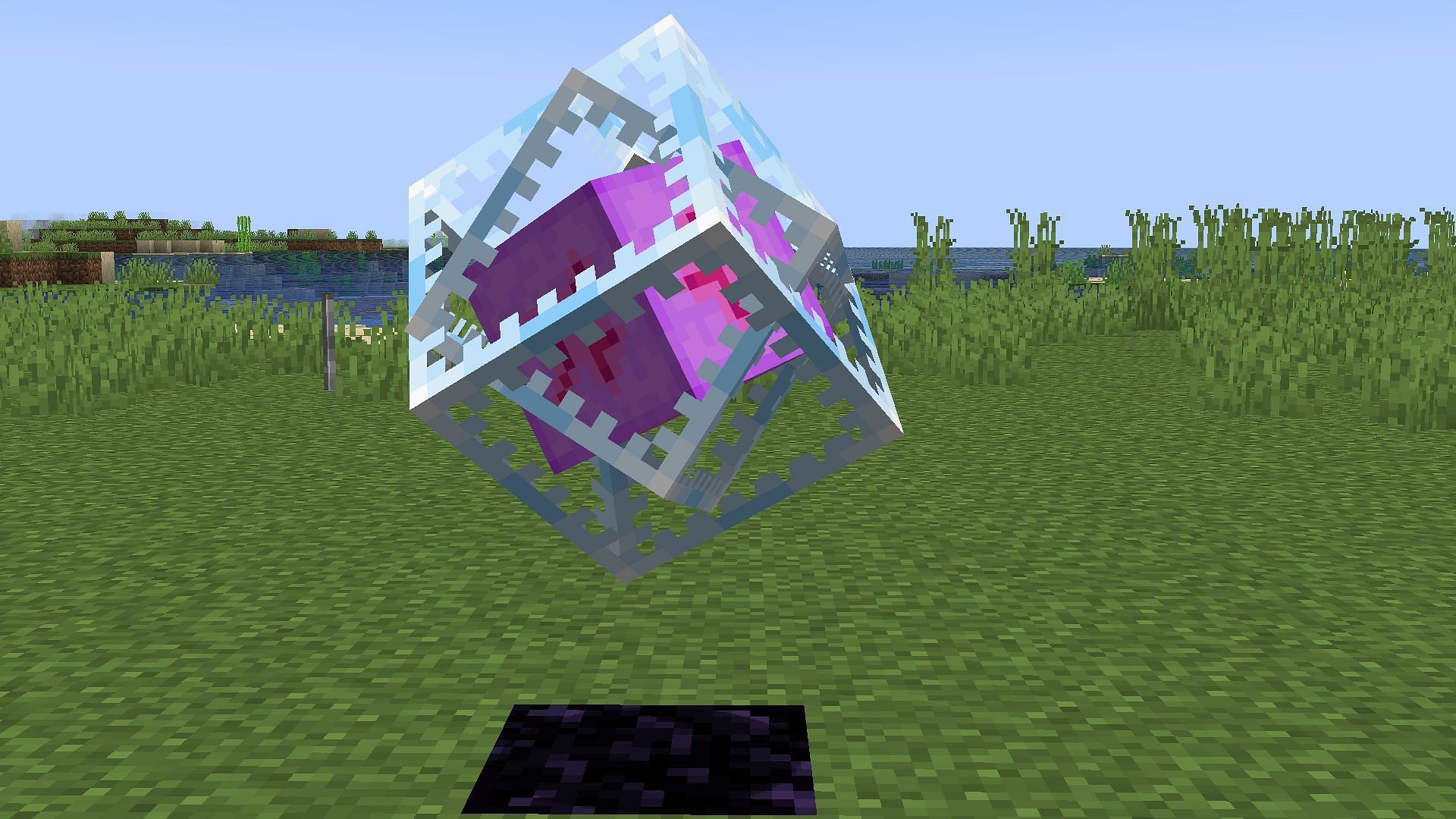 The End Crystal can be made in the crafting bench (Image via Mojang Studios)