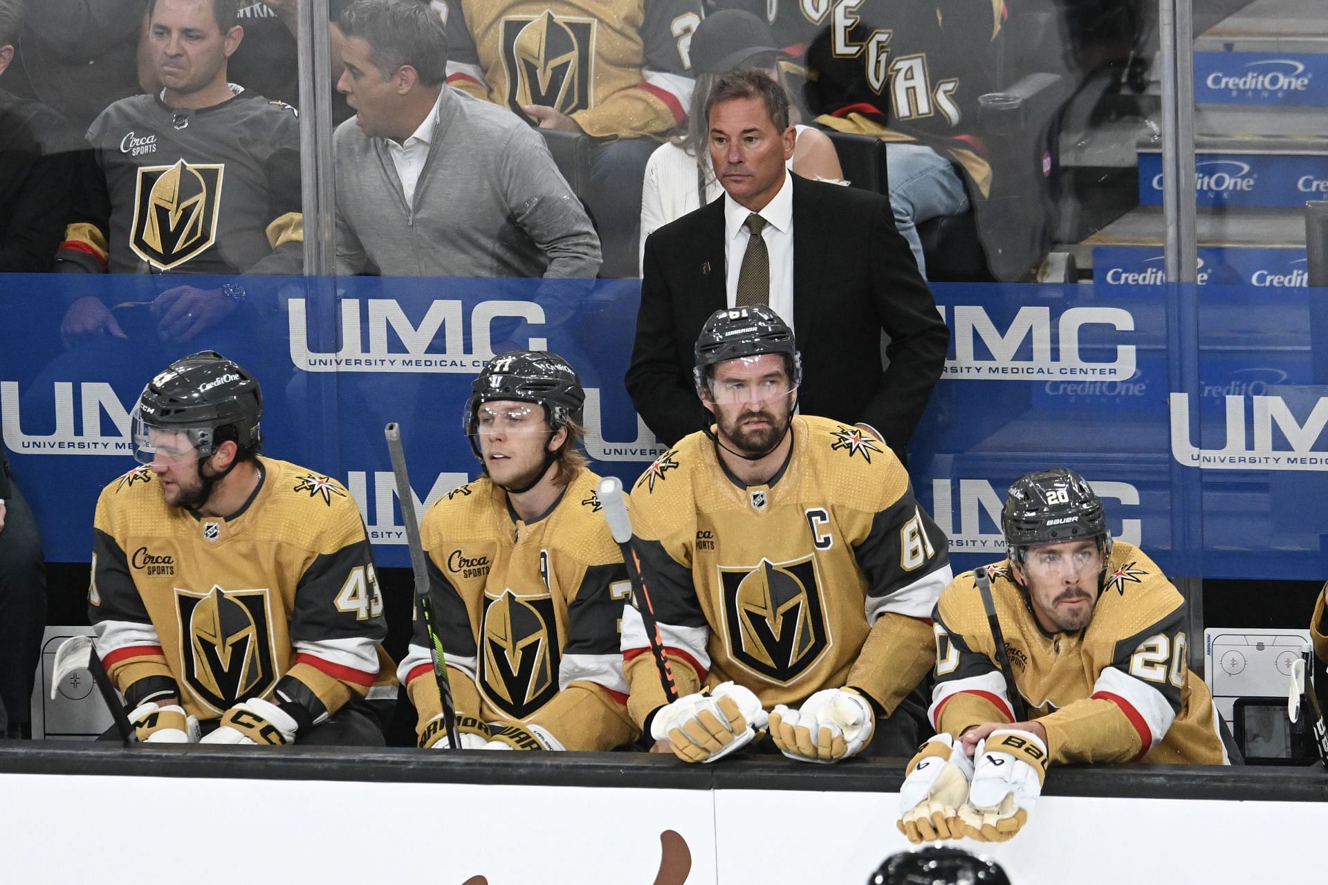 Who is the coach of the Vegas Golden Knights?