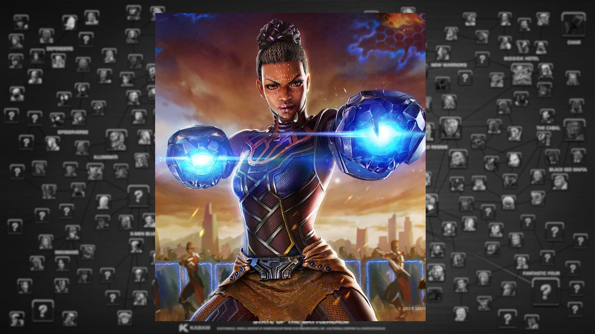 Shuri has quickly become one of the best Tech champions in Marvel Contest of Champions due to her non-contact hits that avoid many defensive features (Image via Kabam Games)