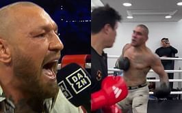 Conor McGregor shares one-word reaction to boxer going hard against Alex Pereira at a South Korean gym