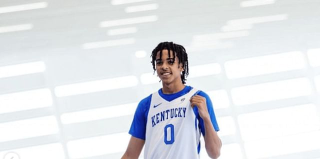 Mikel Brown Jr. during Kentucky visit (source: Instagram/mikel_brownjr)