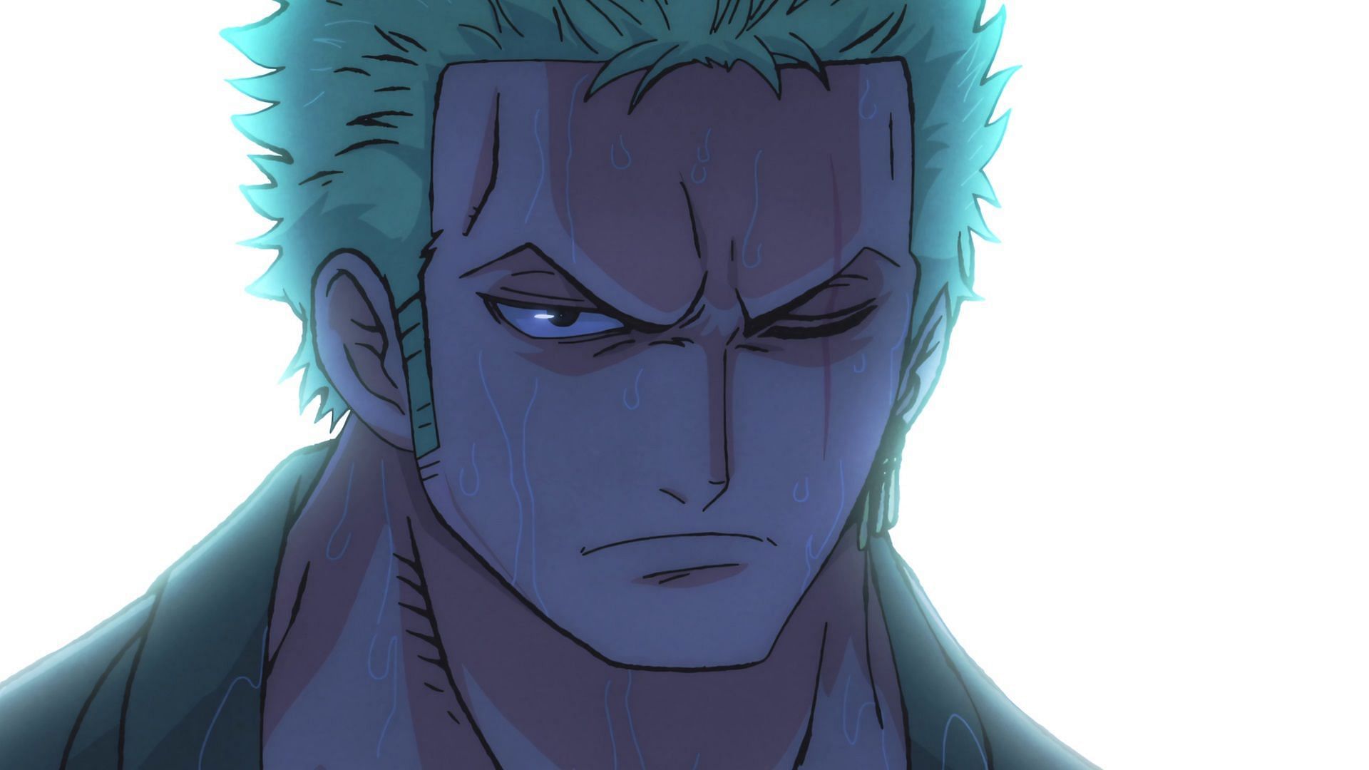 Zoro as seen in One Piece Log - Fish-Man Island Saga (Image via Toei Animation)