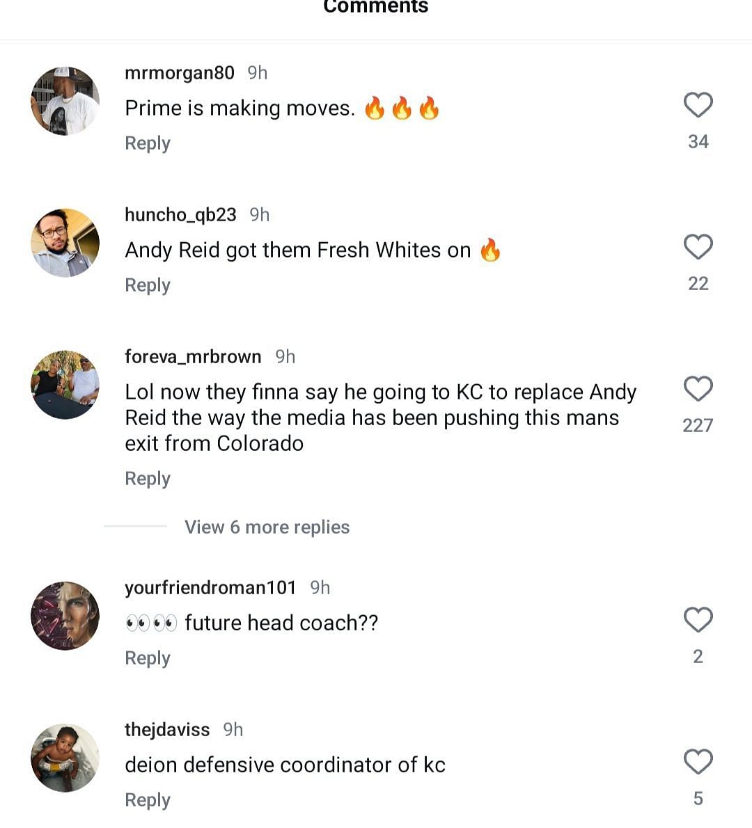 ESPN&#039;s IG comment section