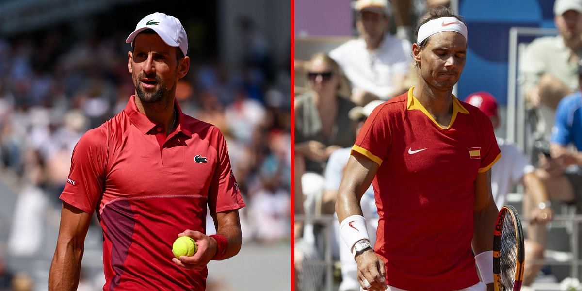 Novak Djokovic (L) Rafael Nadal (R) | Getty