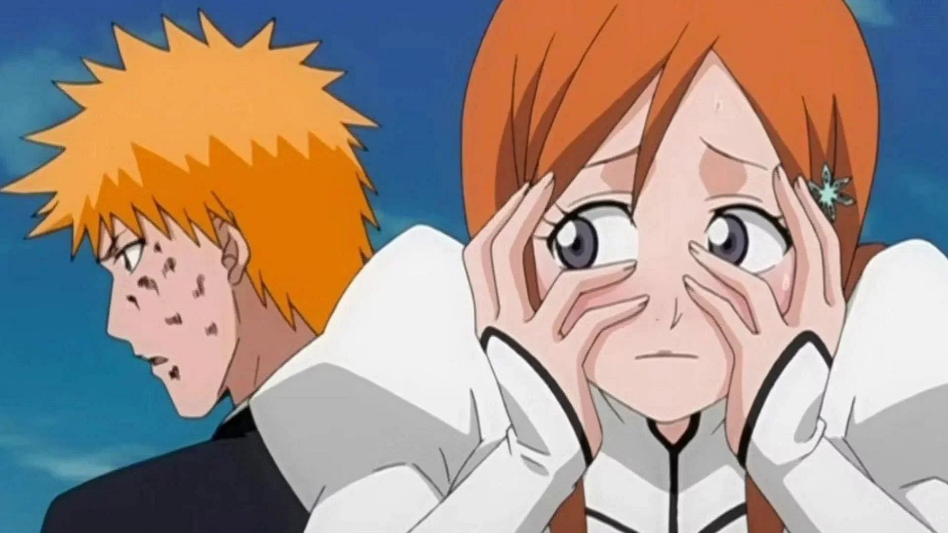 Ichigo and Orihime as shown in the anime series (Image via Studio Pierrot)