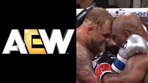 [Photo] Massive AEW faction spotted at Mike Tyson vs. Jake Paul