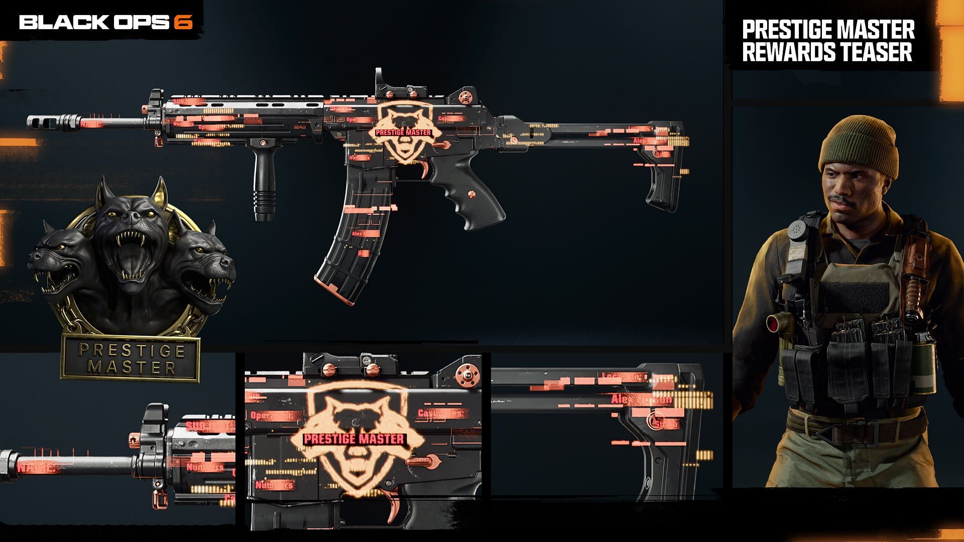 All Prestige Master rewards in Black Ops 6 (Image via Activision)