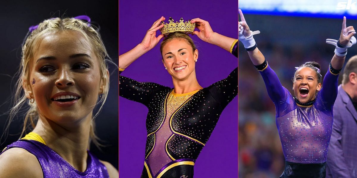 Olivia Dunne, Haleigh Bryant and other LSU gymnasts react on teammate Kathryn Weilbacher