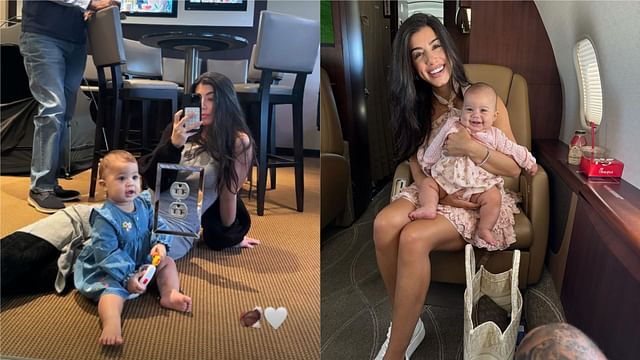 Dak Prescott's fiancee Sarah Jane, daughter MJ sit cozy in $47,500 Cowboys  suite during Thanksgiving clash vs Giants