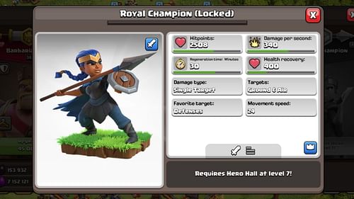 The Royal Champion (Image via Supercell)