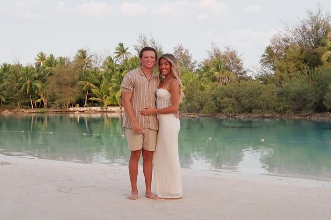 In Photos: Jackson Holliday's wife Chloe shares cozy moments in Orioles rookie's arms during romantic poolside photoshoot