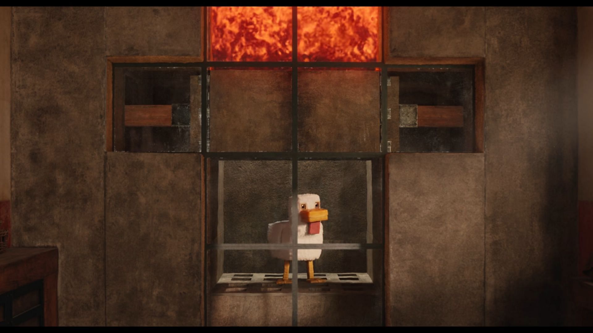 Justice for the poor chicken (Image via YouTube/Warner Bros)