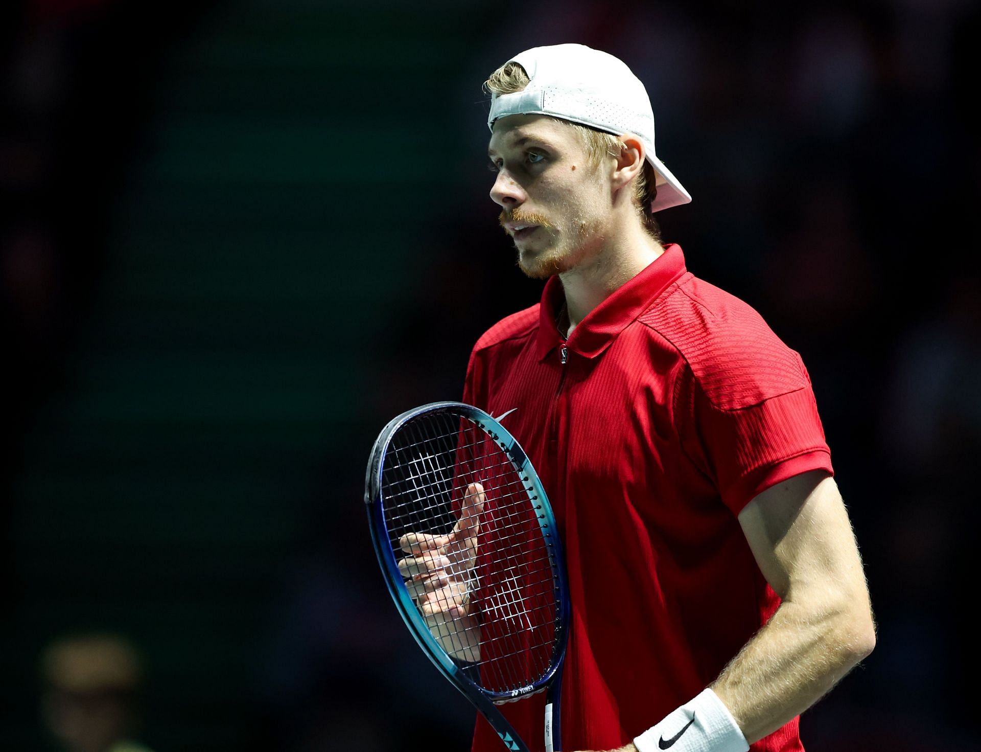 Denis Shapovalov in action at the Davis Cup Finals (Image Source: Getty)