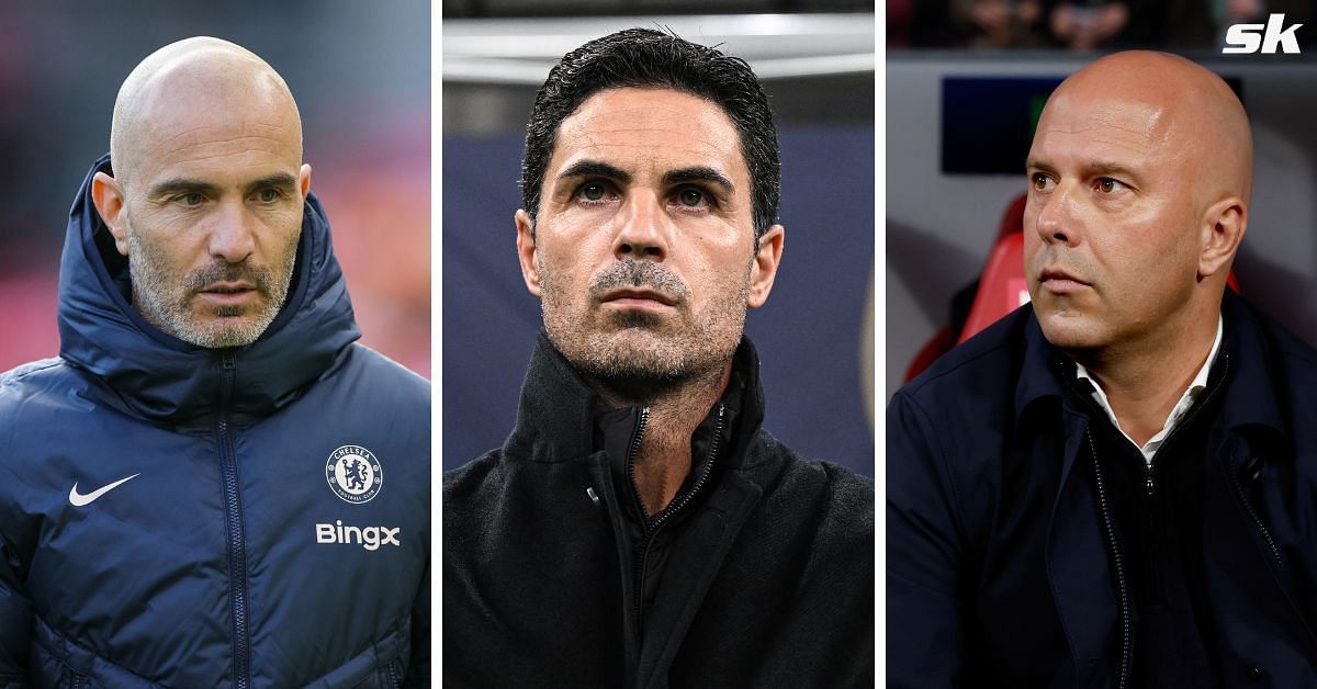 Enzo Maresca, Mikel Arteta and Arne Slot