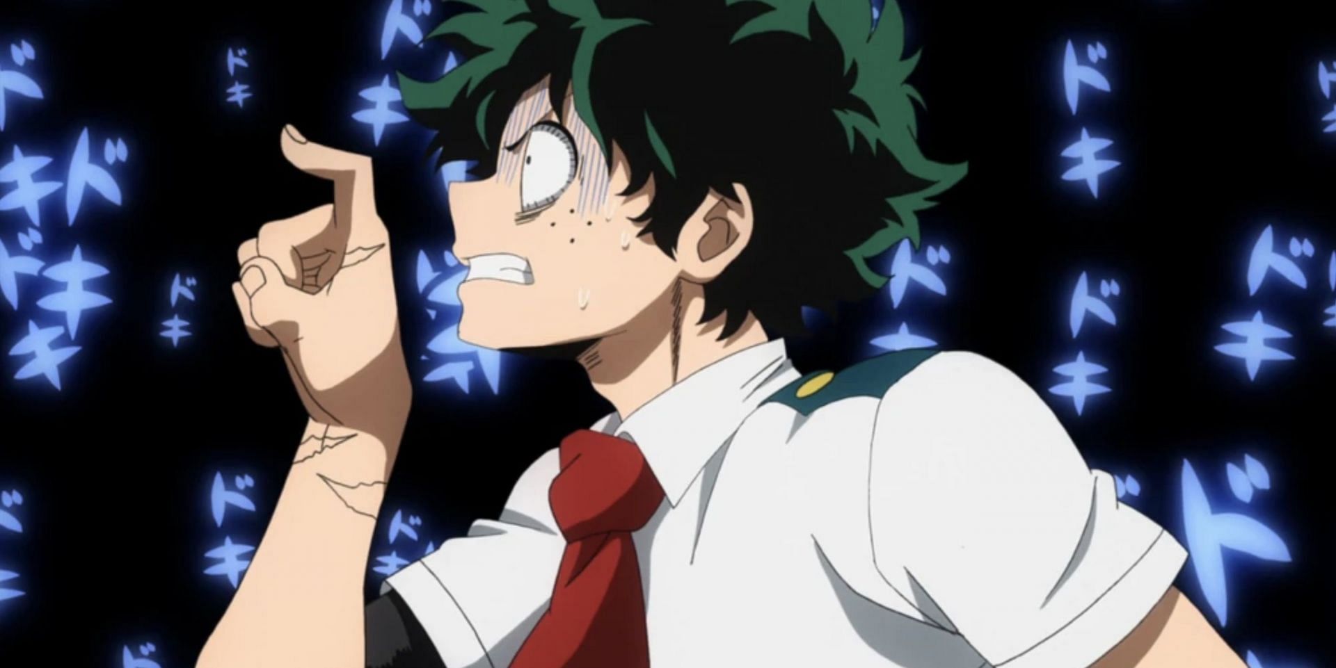 Izuku Midoriya as seen in anime (Image via Bones)