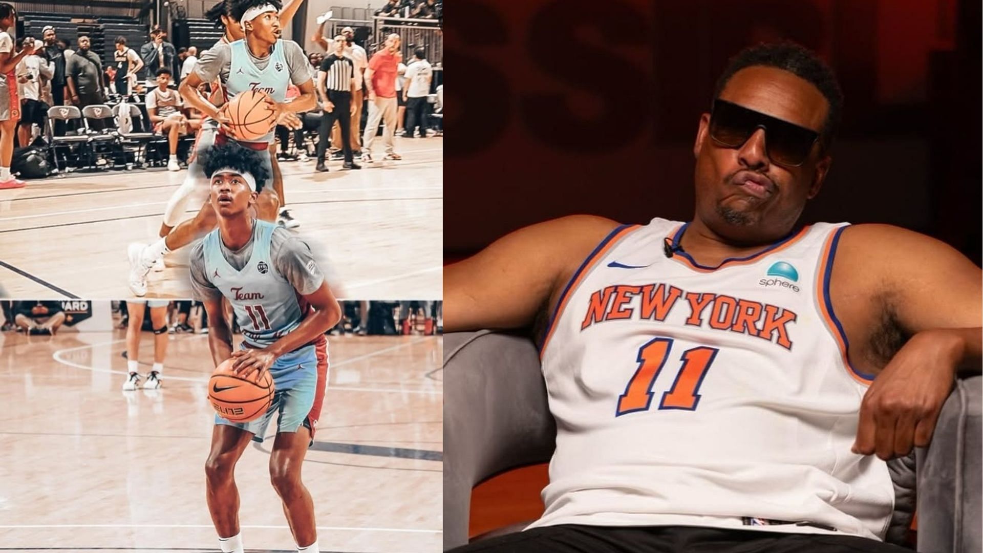 Jason Crowe Jr. opens up about learning from NBA legend Paul Pierce. (Image via Instagram/ @jasoncrowejr @paulpierce