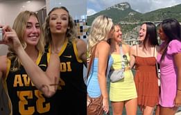 “Who’s cutting onions,” “Love this”- Hannah Stuelke and Kylie Feuerbach react to Lucy Olsen celebrating 1 year anniversary with BF Grayson Herr