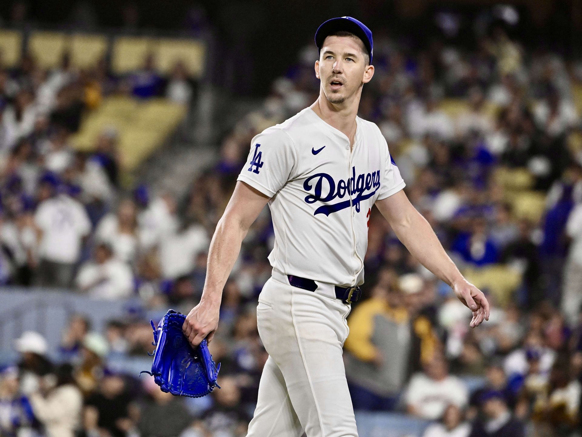 Walker Buehler reacts to the feeling of winning World