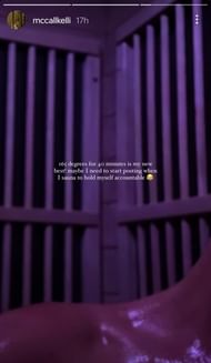 McCall Smith's Instagram story. Credit: instagram.com/mccallkelli