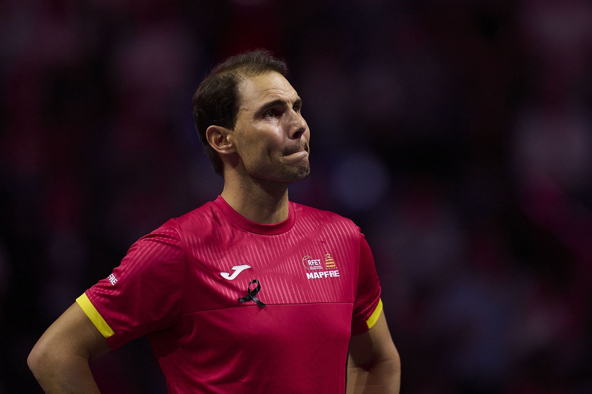 Rafael Nadal at the 2024 Davis Cup Final [Source: Getty]