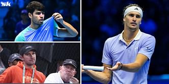 "My brother was throwing me 48 different signs" - Alexander Zverev clarifies his dispute with brother Mischa during ATP Finals win over Carlos Alcaraz